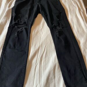 Men’s Distressed Jeans Black size Large